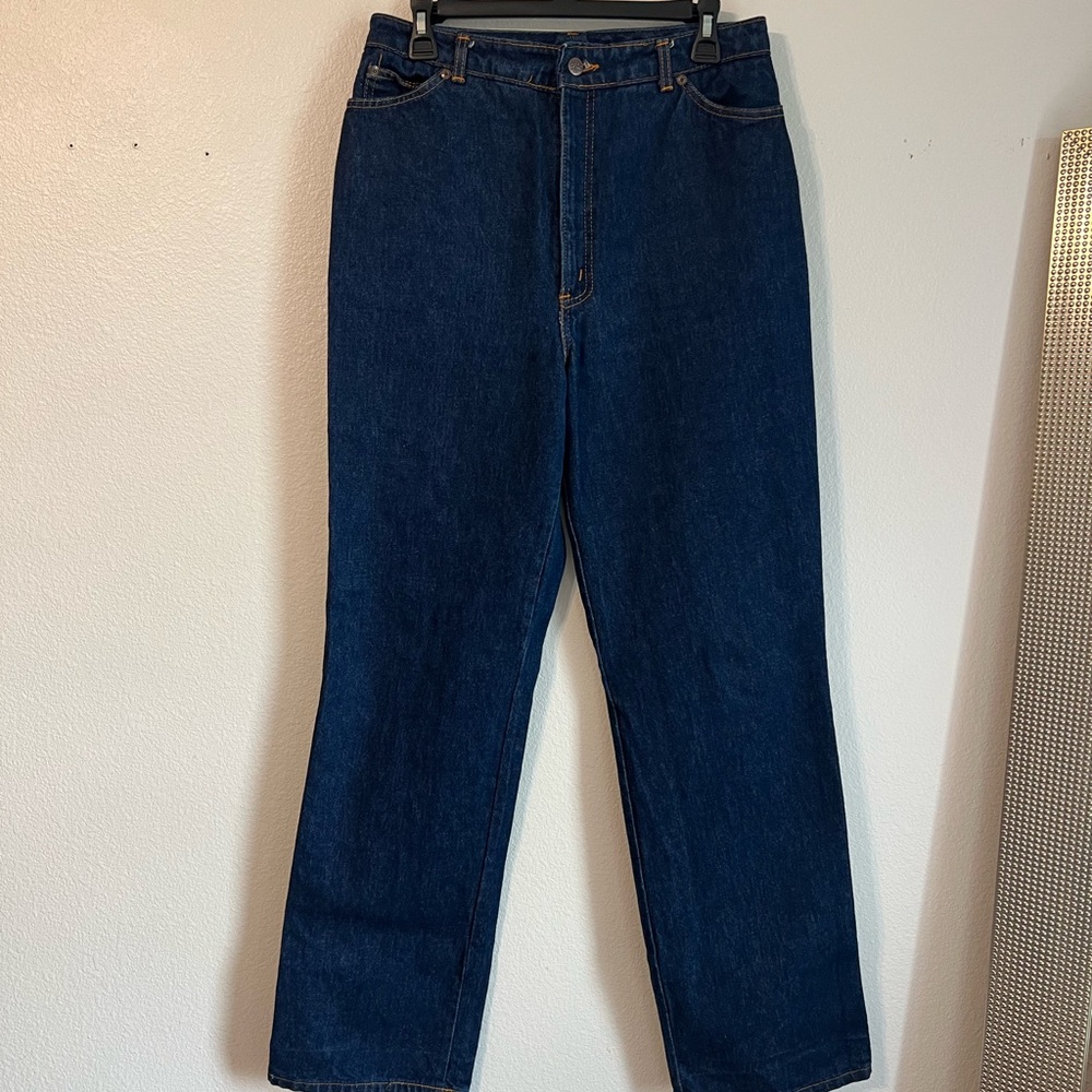 Chic Dark Blue Boot Cut Jeans